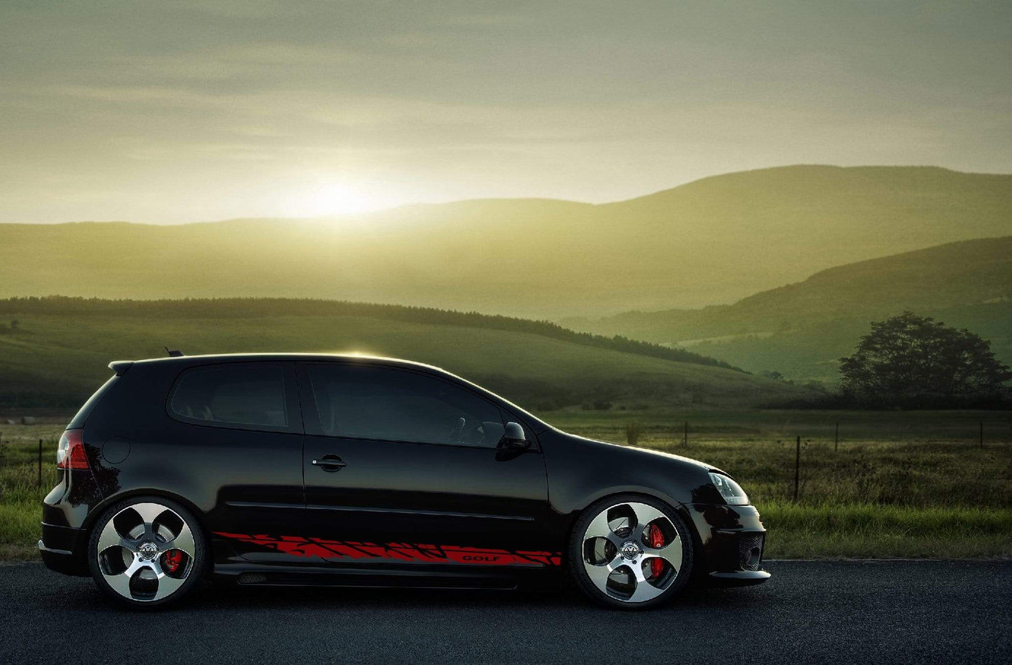 Stickers Decals For vw golf