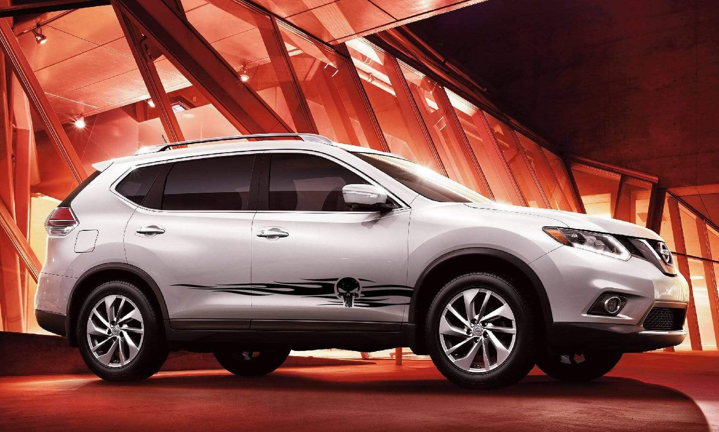 Autocollant en vinyle personnalisé en forme de crâne, spécialement conçu pour Nissan X-Trail