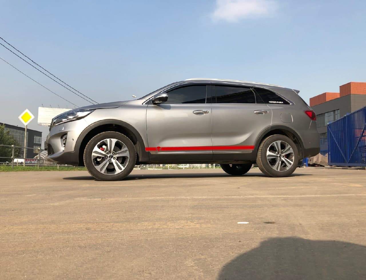 Vinyl Graphics Skull Design Decal Sticker Vinyl Side Racing Stripes Compatible with Kia Sorento