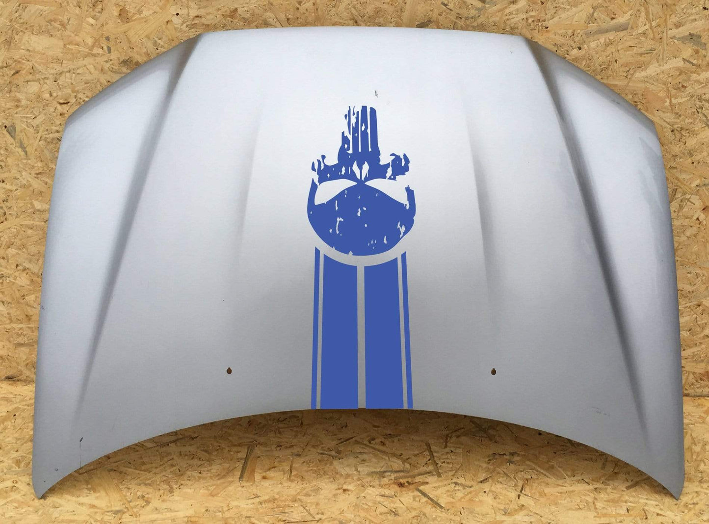 Skull Design vinyl | UNIVERSAL HOOD stickers | graphics hood stickers