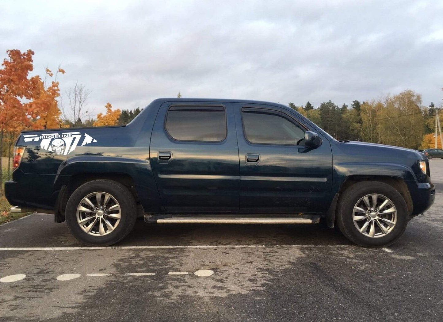 Vinyl Graphics Skull Graphics Vinyl Stickers Compatible With Honda Ridgeline