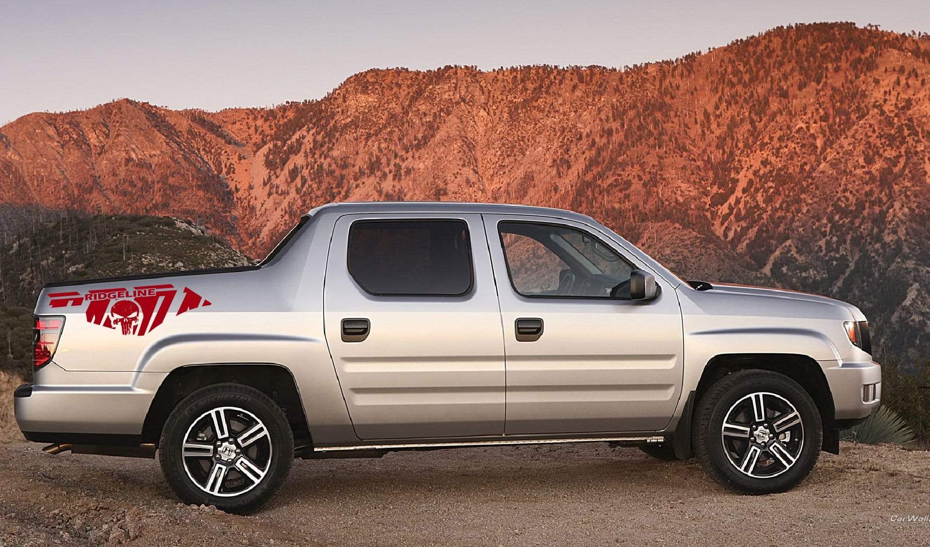 Vinyl Graphics Skull Graphics Vinyl Stickers Compatible With Honda Ridgeline