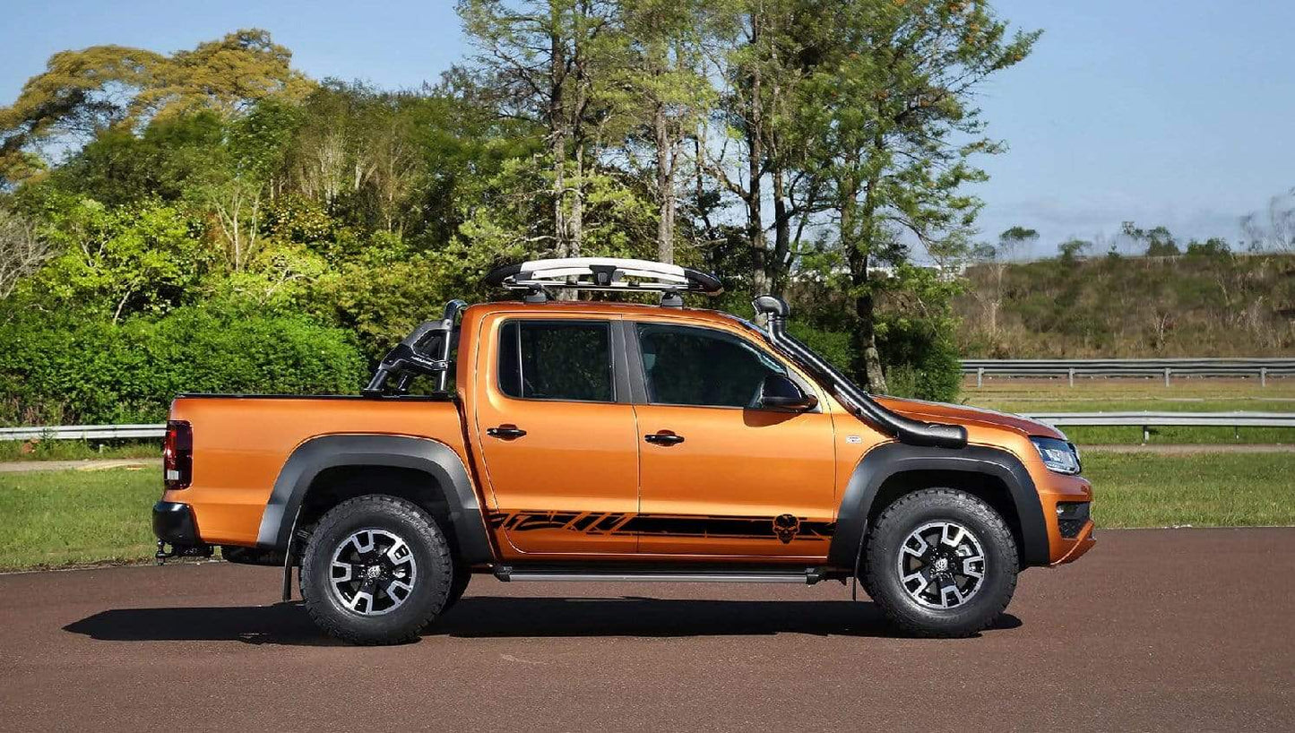 Skull Line Graphics for Volkswagen Amarok | VW Amarok Line Stickers | VW decal kit | Amarok Stickers