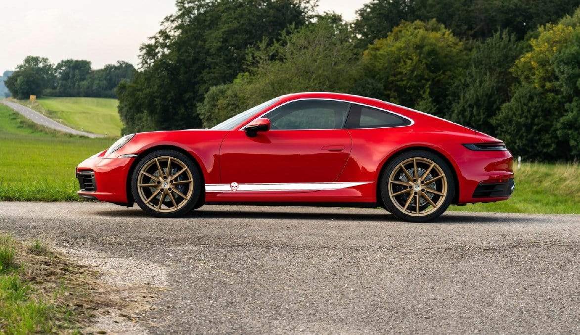 Autocollants de rallye Skull pour Porsche Stikers universels