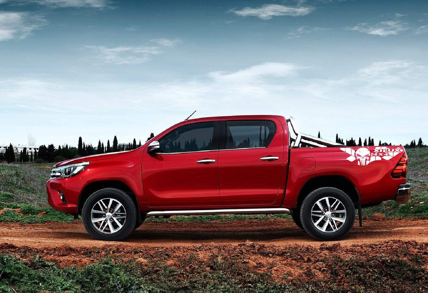 Skulls Graphic for Toyota Hilux | Toyota Hilux sticker kit | Toyota Hilux stickers