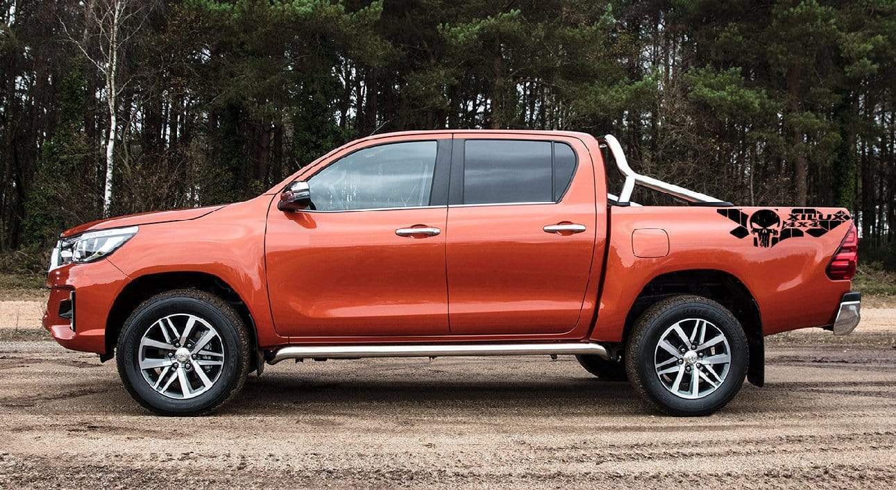 Skulls Graphic for Toyota Hilux | Toyota Hilux sticker kit | Toyota Hilux stickers