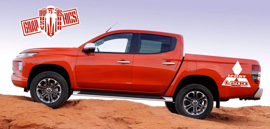 Sport Decal Sticker Vinyl Side Racing Stripes for Mitsubishi L200 2006-2021 - Brothers-Graphics