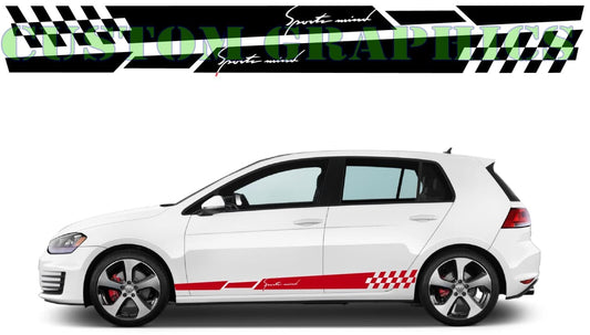 Vinyl Graphics Sports Mind Graphic new line sticker decal for Car Any Vehicle | UNIVERSAL STICKERS