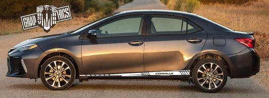 Sticker Car Vinyl Stripes Fit Toyota Corolla 2000-2021 - Brothers-Graphics