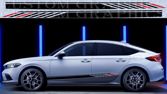 Vinyl Graphics Sticker Compatible with Honda Civic, All Models Man Design