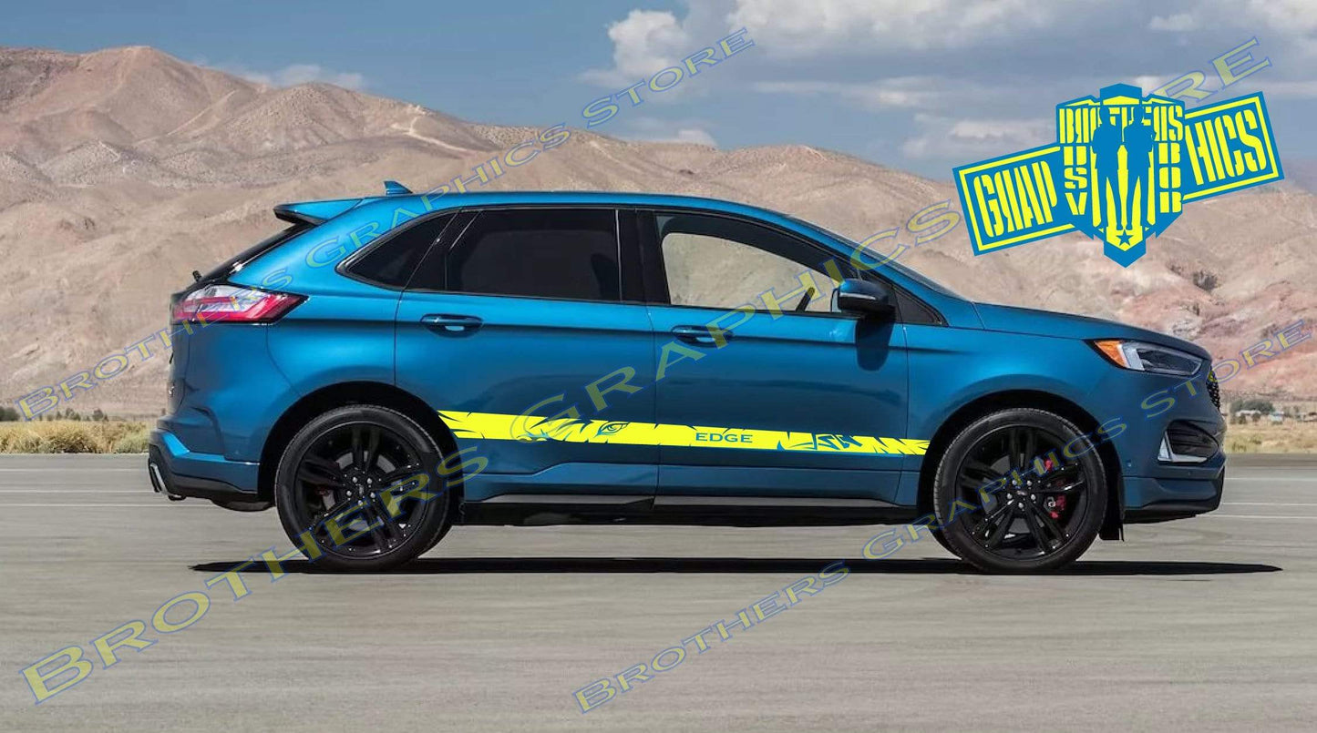 Premium Sticker Stripes Compatible With Ford Edge eye design