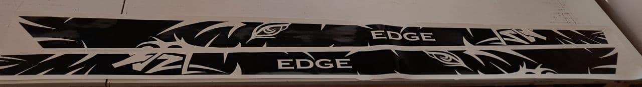 Vinyl Graphics Sticker Stripes Vinyl Side Racing Stripes for Ford Edge