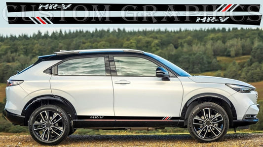 Vinyl Graphics Sticker Vinyl Side Racing Stripes for Honda HR-V outdoor Logo Design