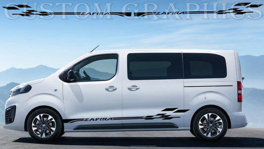 Vinyl Graphics Stickers Compatible with Opel Zafira Life Custom Design Graphic Decals