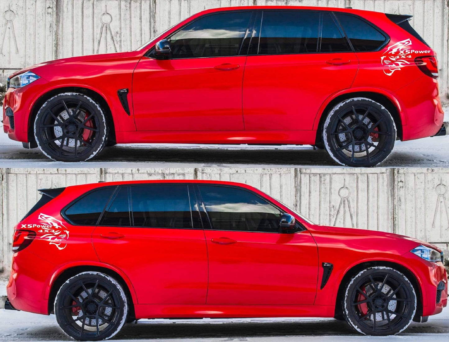 Stickers Kit Graphics Decals Racing Stripes for BMW X5 - Brothers-Graphics