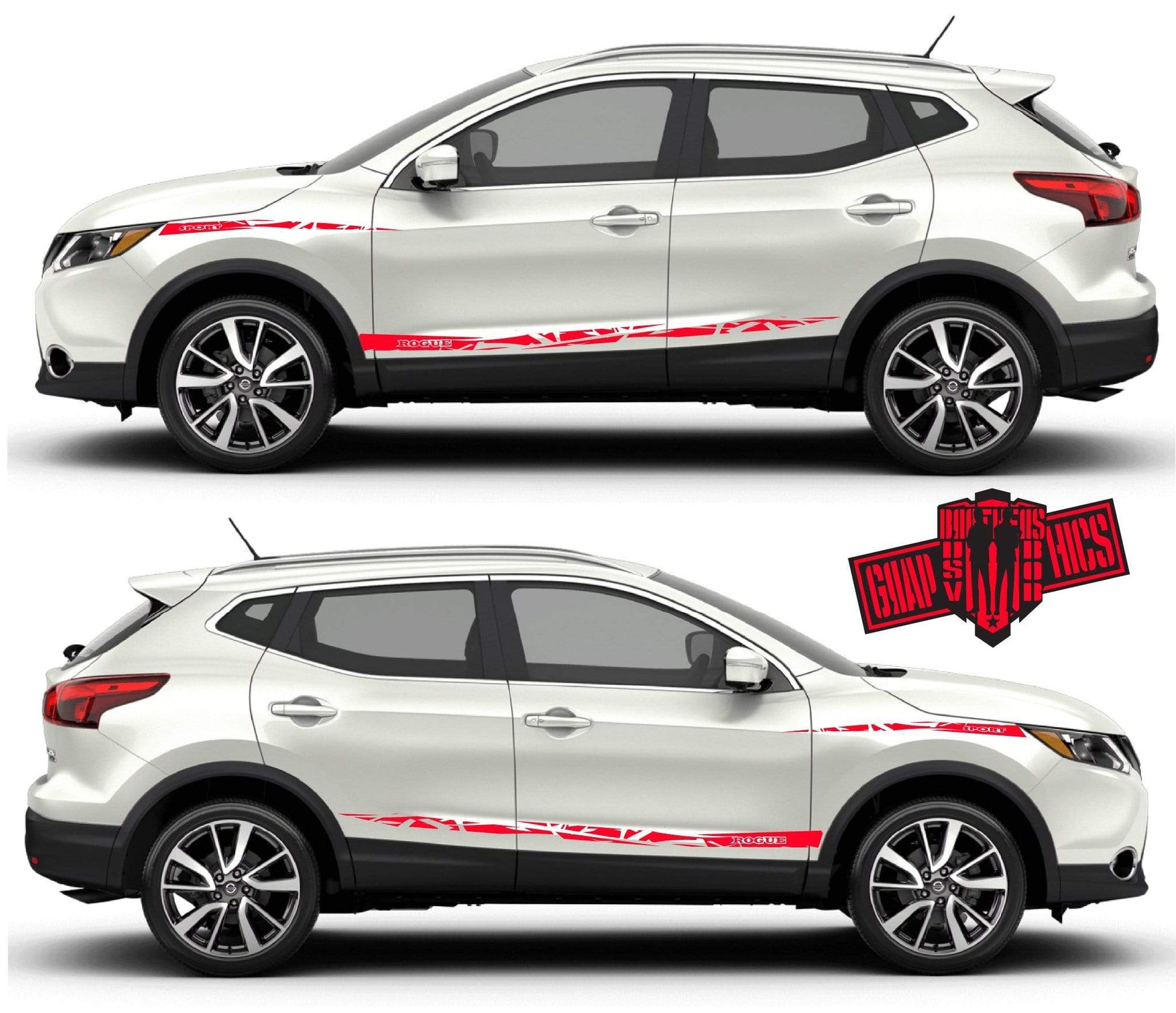 Stripes Decal Vinyl Graphic Special Made for Nissan Rogue - Brothers-Graphics