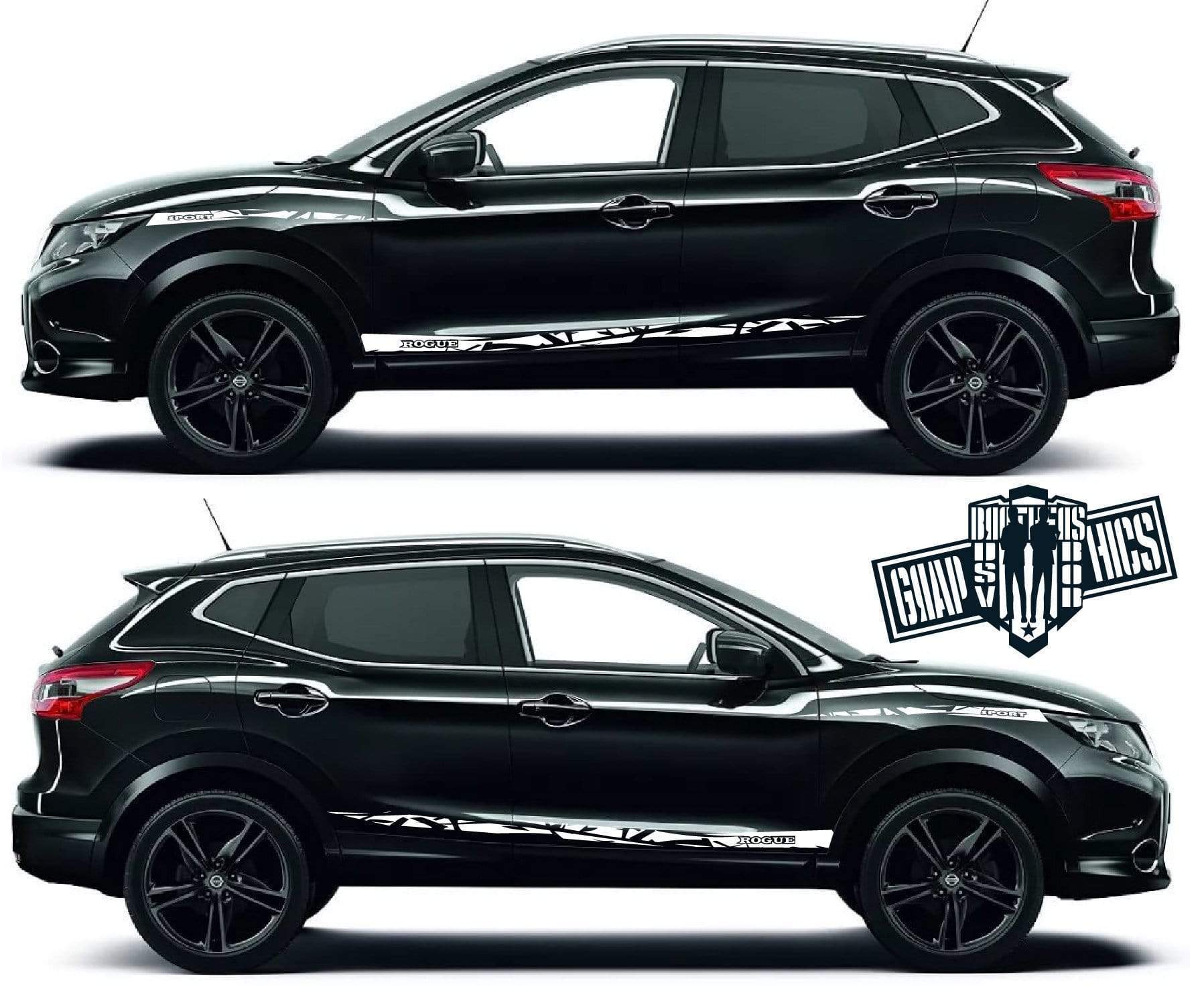 Stripes Decal Vinyl Graphic Special Made for Nissan Rogue - Brothers-Graphics