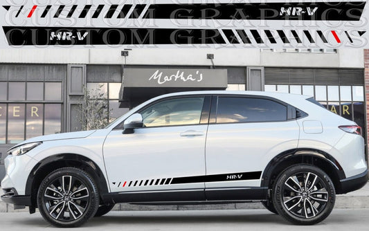 Vinyl Graphics Stripes for Honda HR-V 2022 Sticker Vinyl Decal Style design