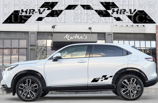Vinyl Graphics Stripes for Honda HR-V 2023 Sticker Vinyl Decal Rear Style design