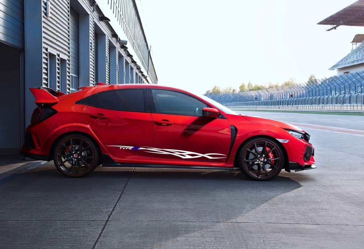 Vinyl Graphics Tribal Graphic Line Stickers Compatible With Honda Civic, All Models Size