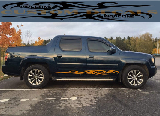 Vinyl Graphics Tribal Line Graphics Vinyl Stickers Compatible With Honda Ridgeline