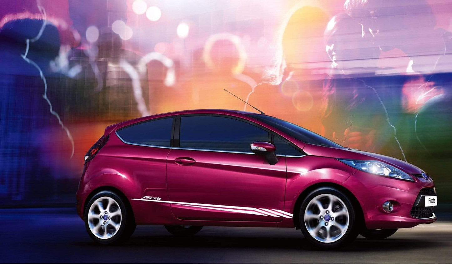 Premium Vinyl Sticker Compatible with Ford Fiesta Decorative car decals Personalized Design, 
Vehicle Enhancement, 
Sticker Street Auto