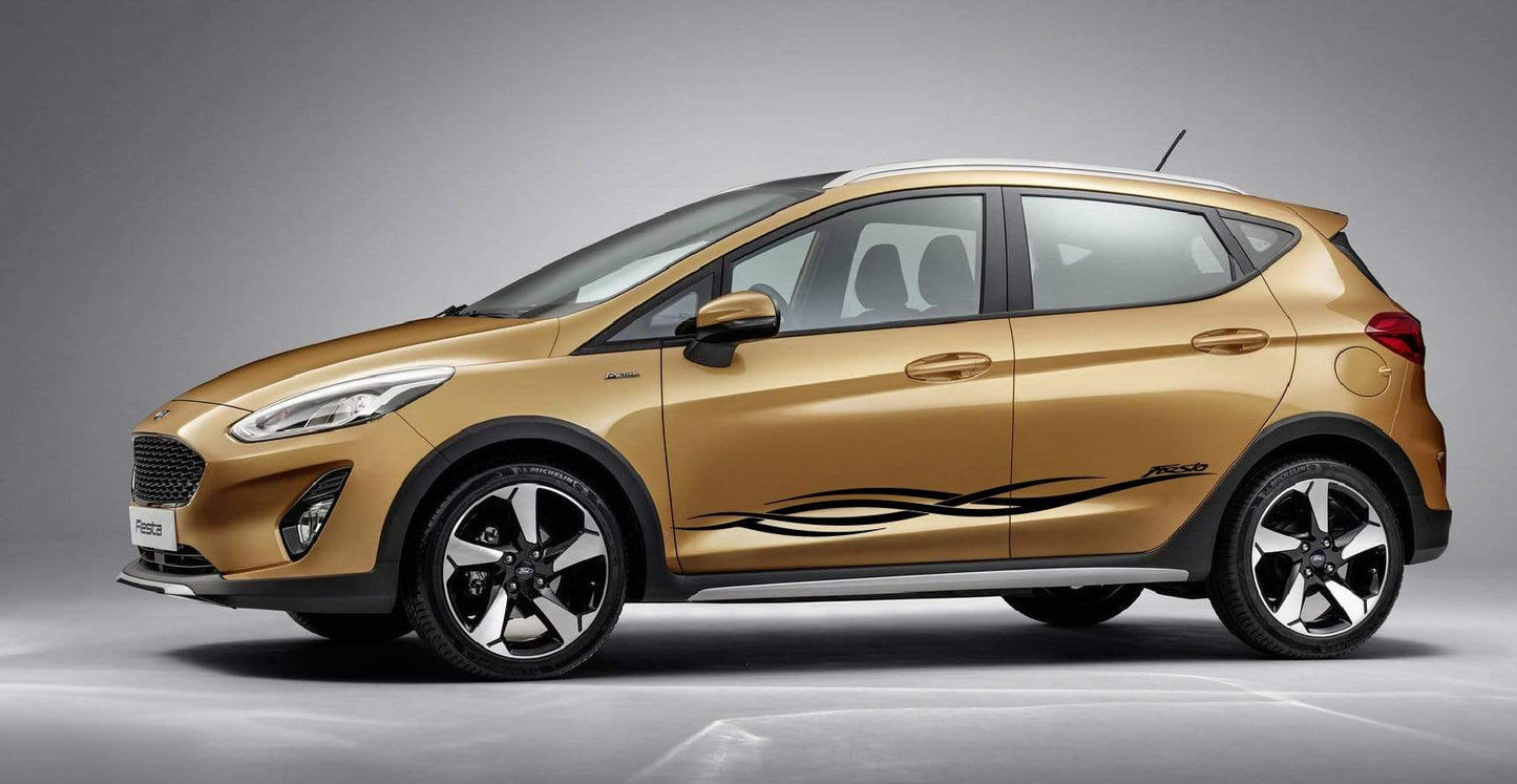 Premium Vinyl Sticker Compatible with Ford Fiesta Exclusive car decals Car Styling Premium Quality Personalized Design Vehicle Enhancement Sticker Street Auto Stylish Exclusive