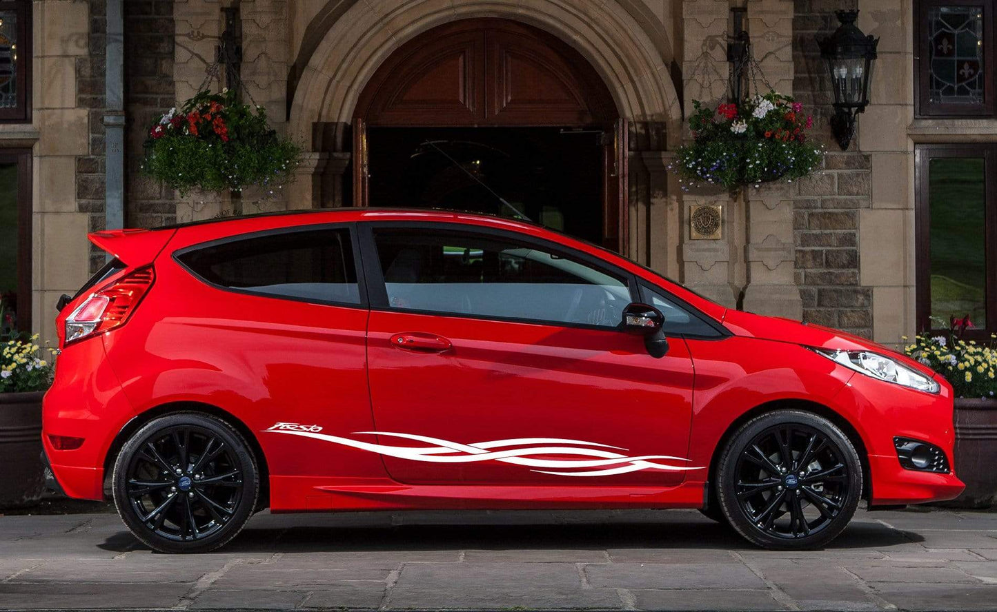 Premium Vinyl Sticker Compatible with Ford Fiesta Exclusive car decals Car Styling Premium Quality Personalized Design Vehicle Enhancement Sticker Street Auto Stylish Exclusive