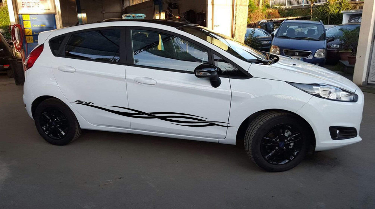 Premium Vinyl Sticker Compatible with Ford Fiesta Exclusive car decals Car Styling Premium Quality Personalized Design Vehicle Enhancement Sticker Street Auto Stylish Exclusive
