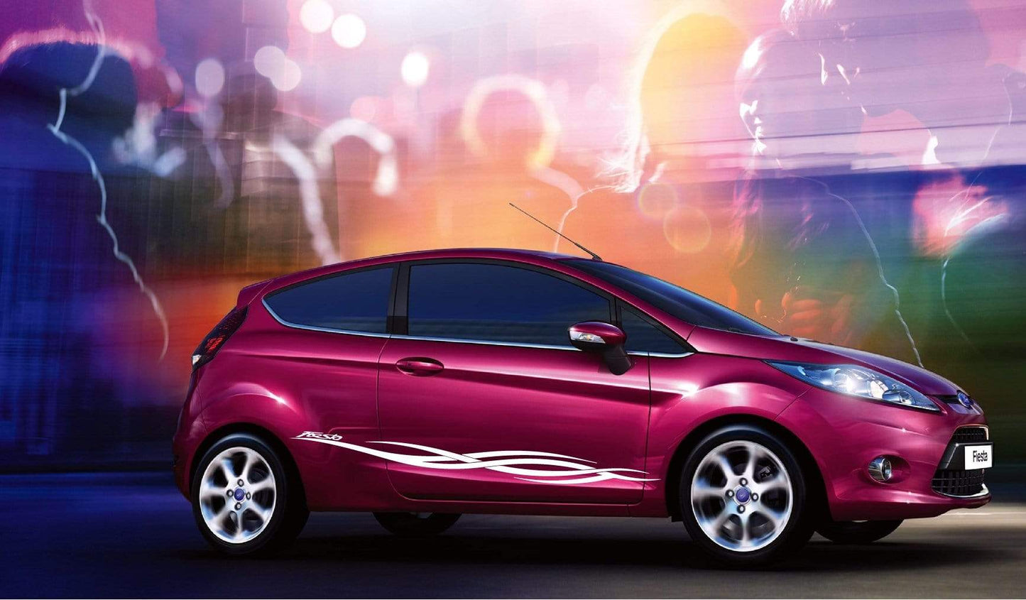 Premium Vinyl Sticker Compatible with Ford Fiesta Exclusive car decals Car Styling Premium Quality Personalized Design Vehicle Enhancement Sticker Street Auto Stylish Exclusive