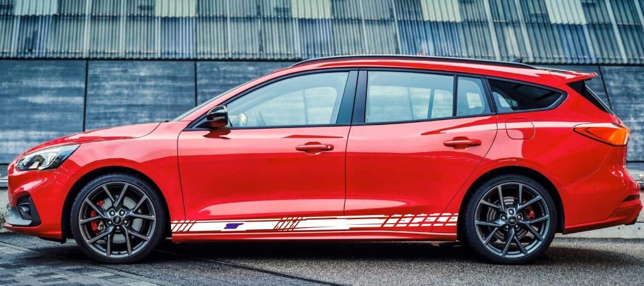 Vinyl Graphics Unique Design Decal Sticker Vinyl Side Racing Stripes for Ford Focus