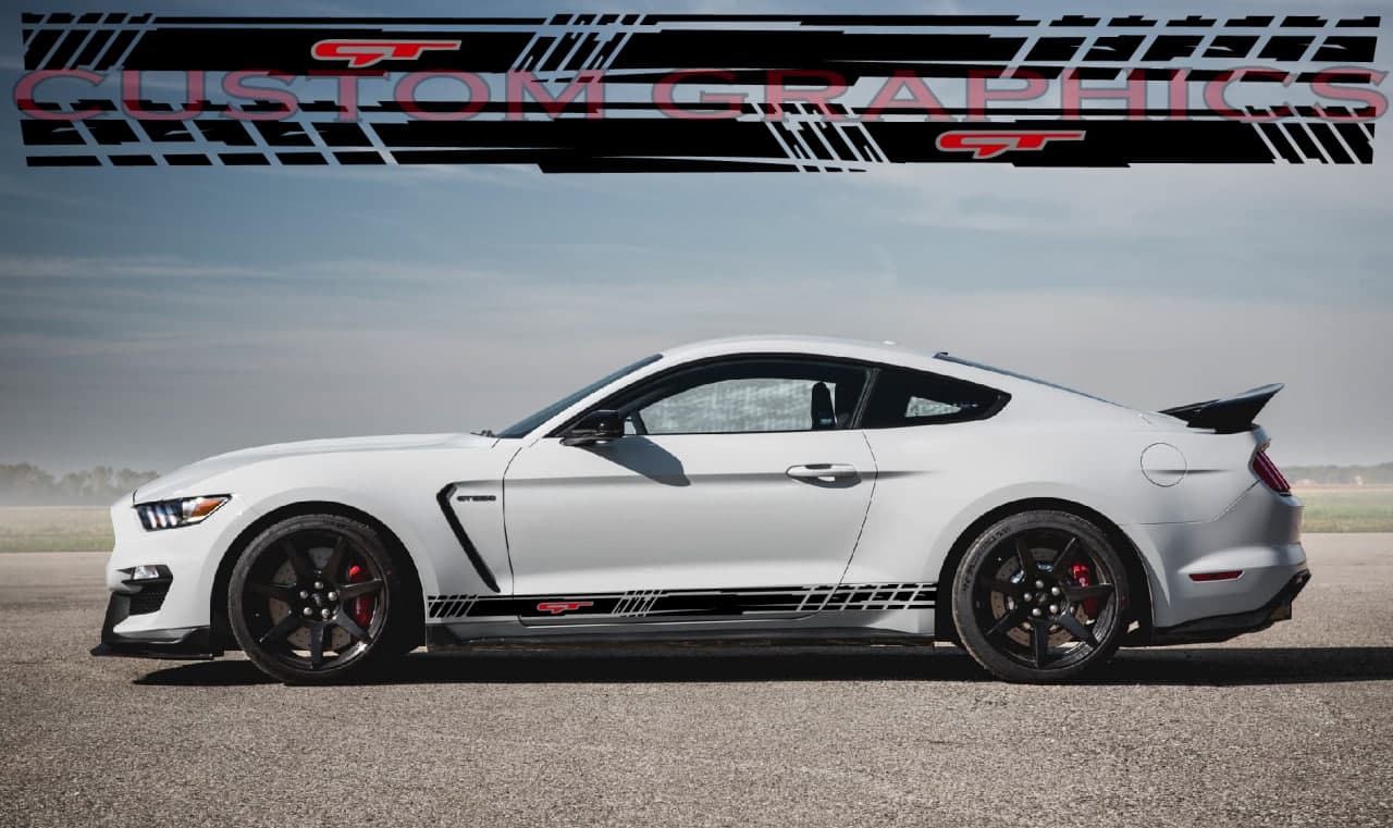 Vinyl Graphics Unique Design Stickers compatible with Ford Mustang  | Ford mustang sticker