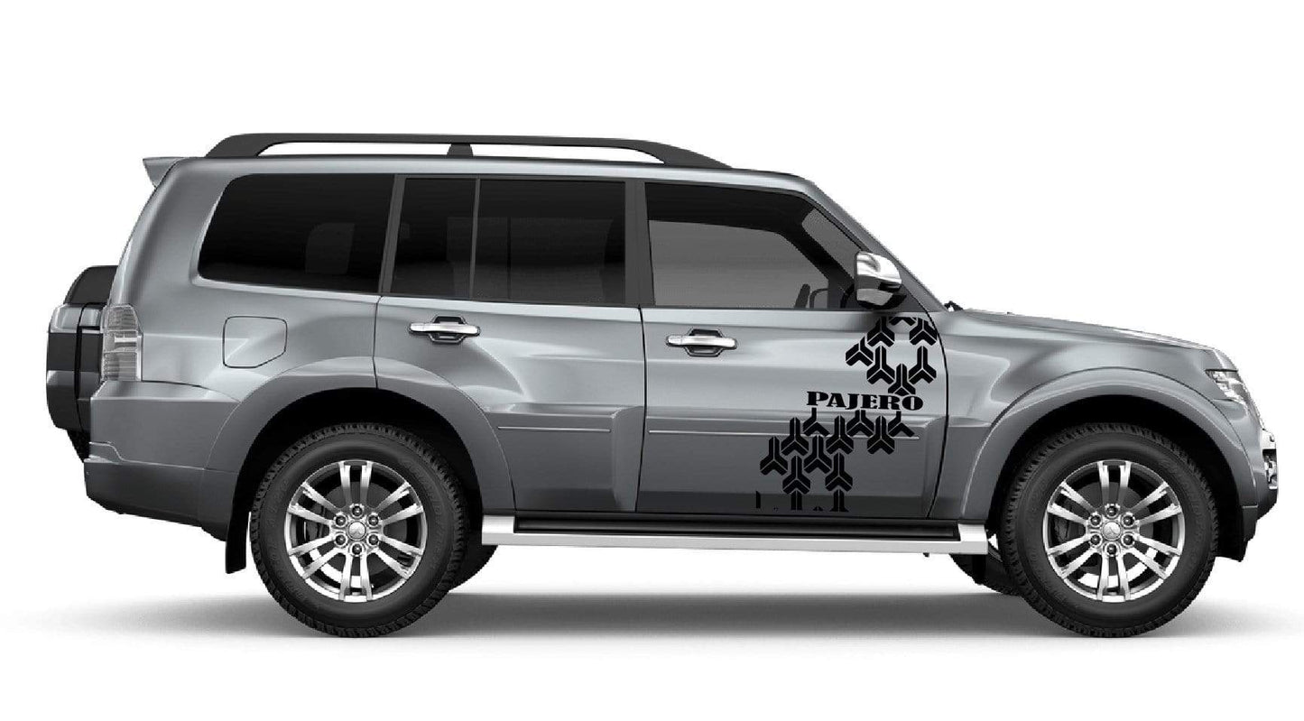 Premium Quality Stickers Compatible with Mitsubishi Pajero Style Name Design BFF Vinyl car stickers Automotive decals Custom car stickers