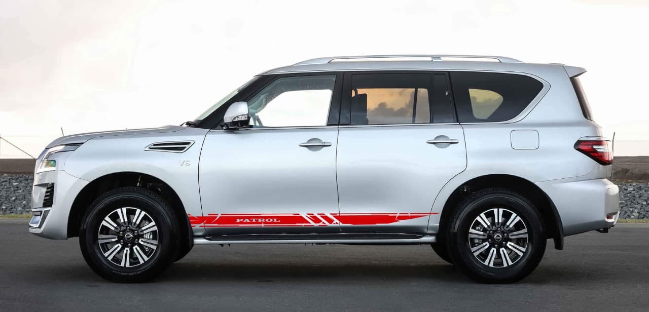 Vinyl Graphics Unique Line Graphic Vinyl Stripes Compatible with Nissan Patrol