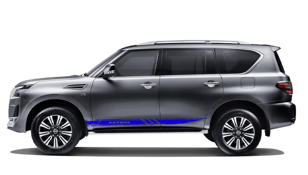 Vinyl Graphics Unique Line Graphic Vinyl Stripes Compatible with Nissan Patrol