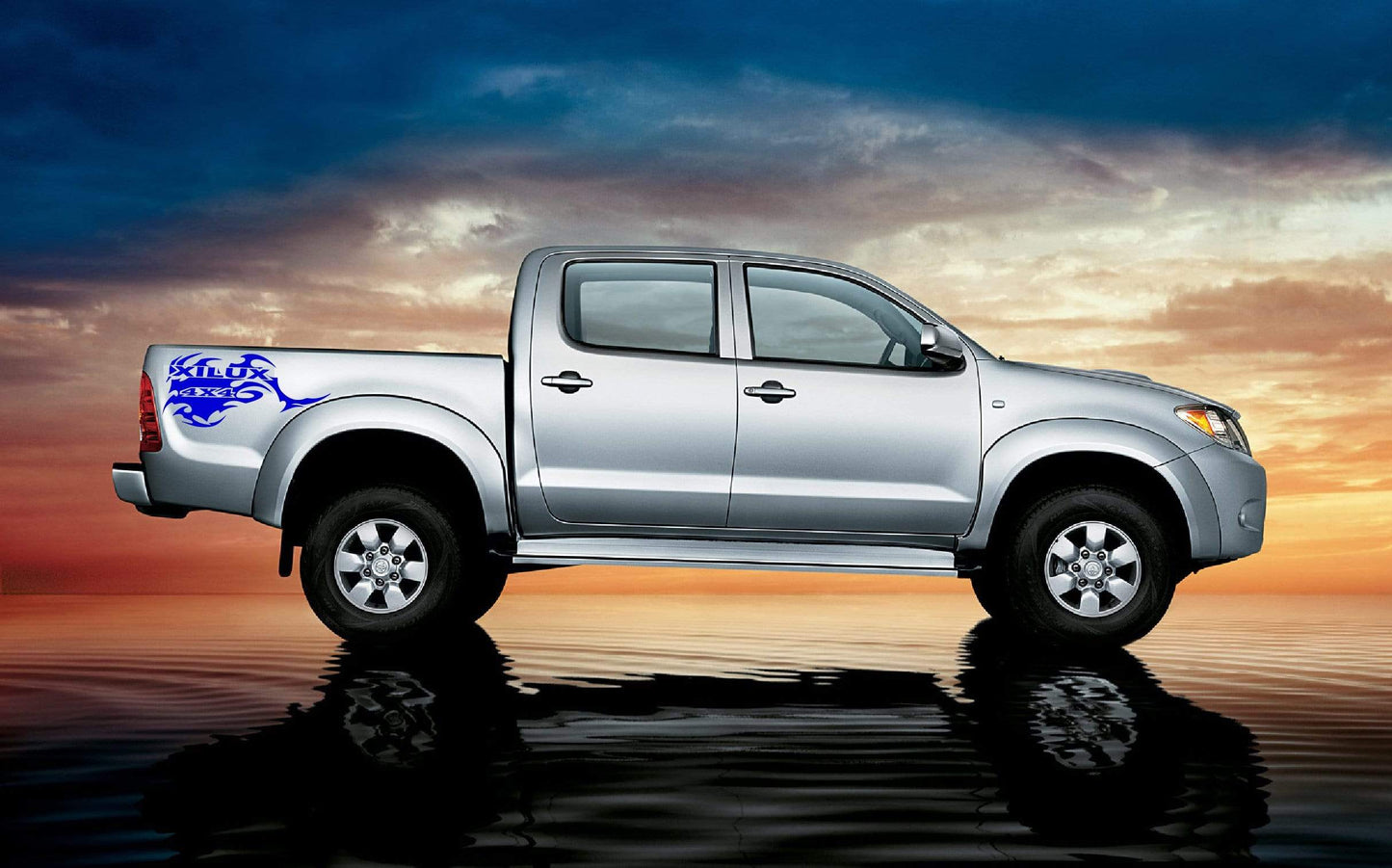 Vinyl Decal Sticker Vinyl Side Racing Stripes for Toyota Hilux