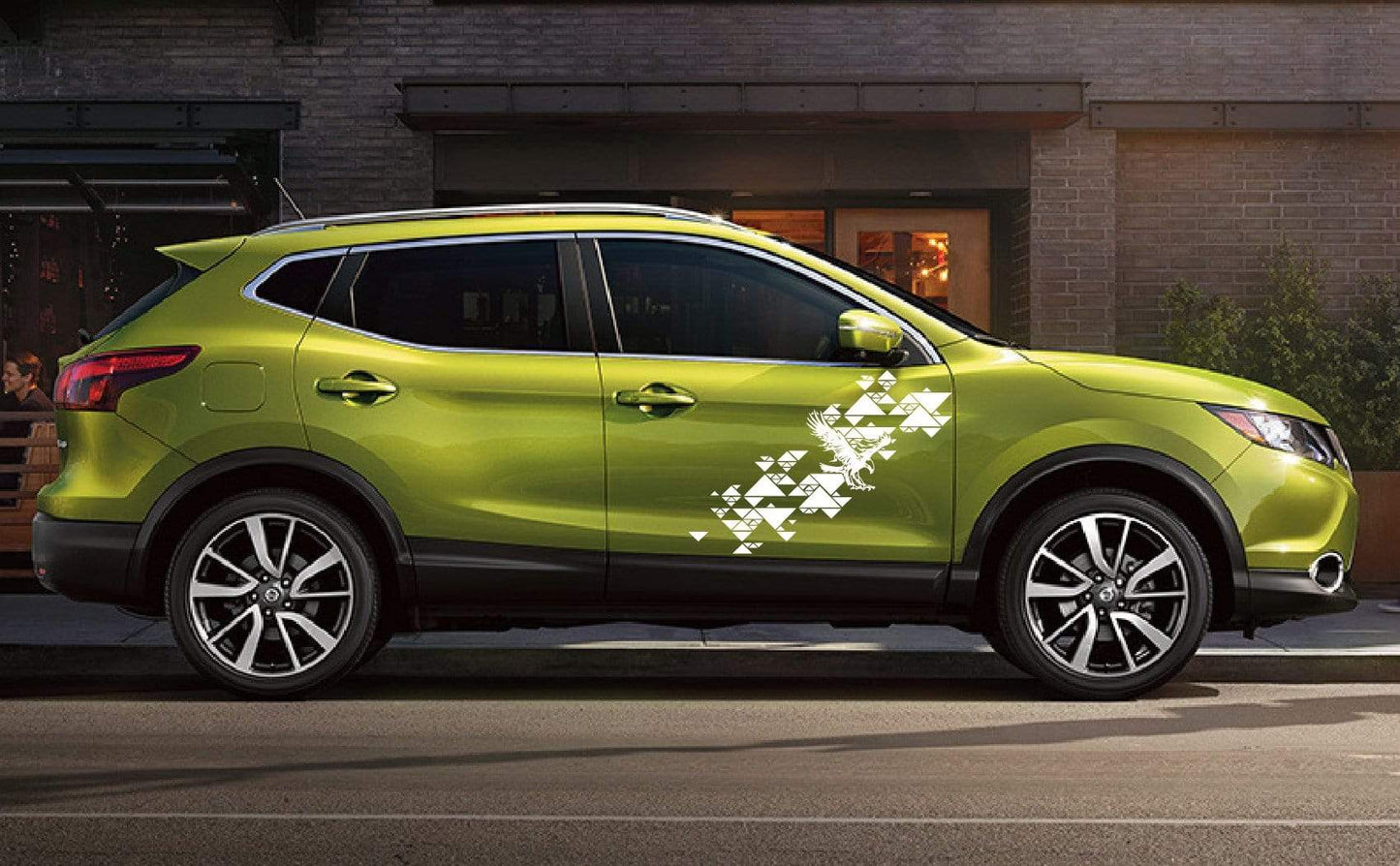 Vinyl Graphics Racing Stickers Unique Decals For Nissan Qashqai