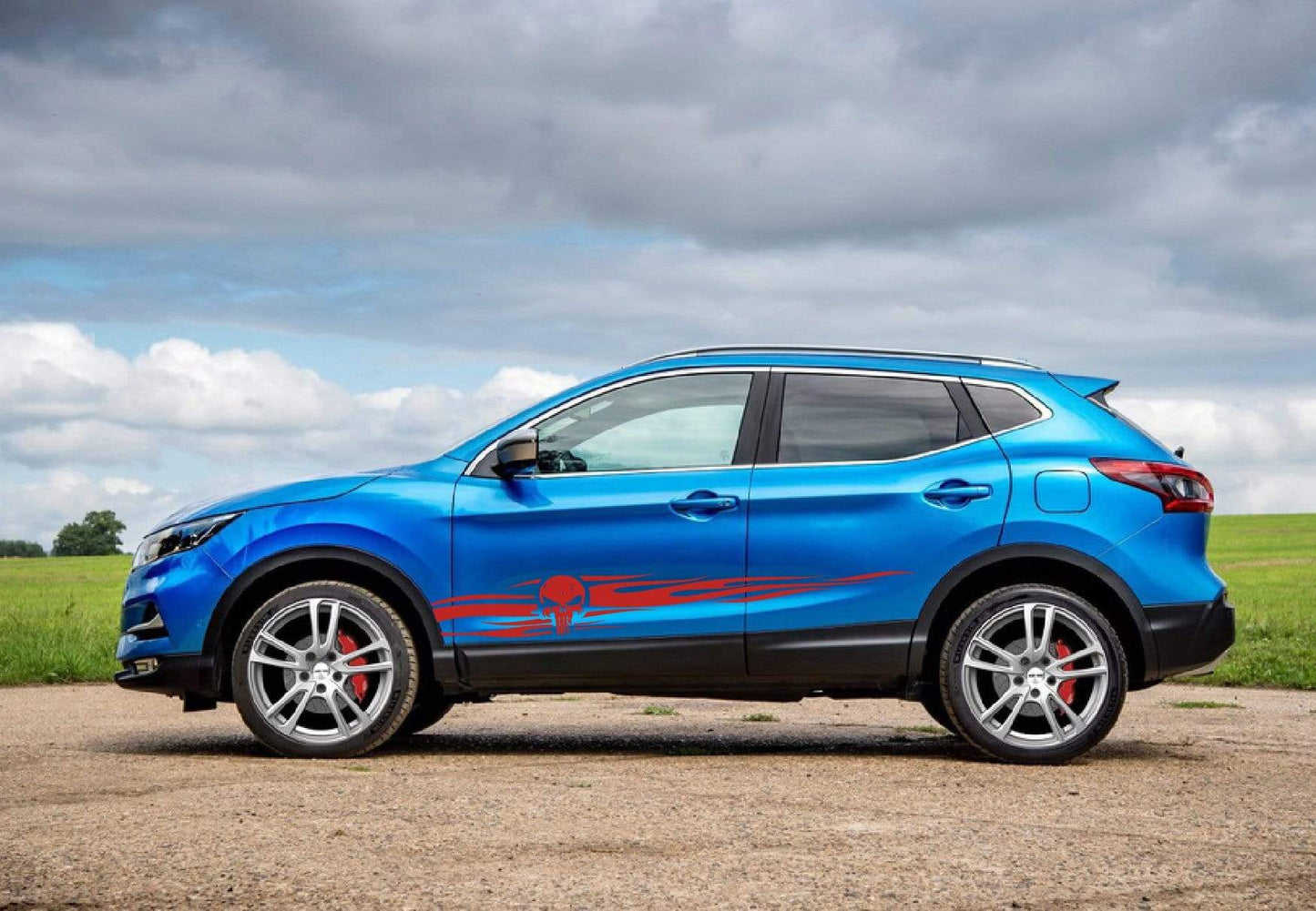 Vinyl Graphics Unique Stickers Skull Decals For Nissan Qashqai