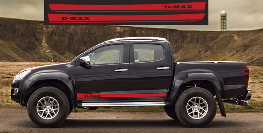 Vinyl Stickers beautiful line Graphics For Isuzu D-Max