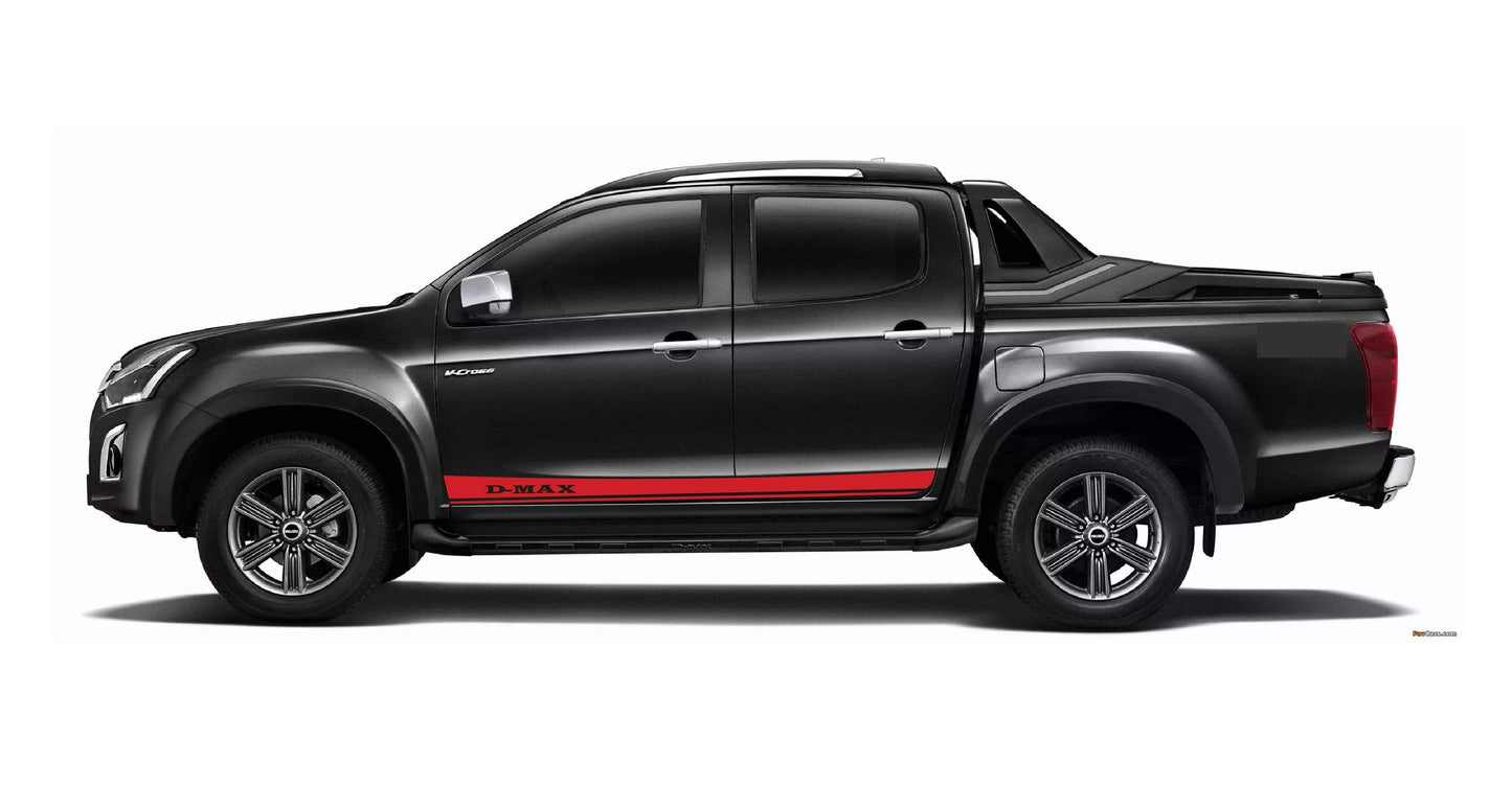 Vinyl Stickers beautiful line Graphics For Isuzu D-Max