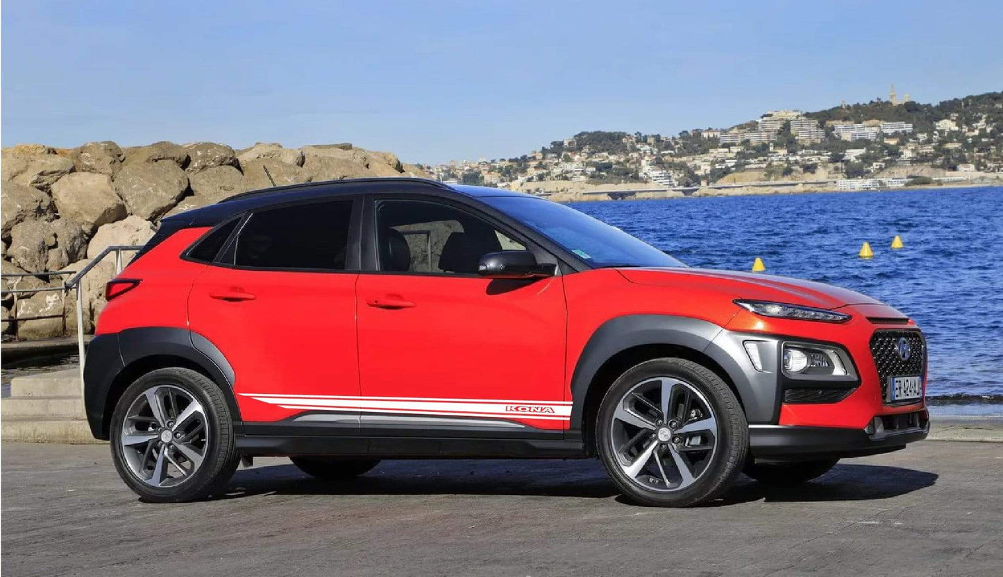 Premium Quality Vinyl Stickers Work with Hyundai Kona Car styling decals