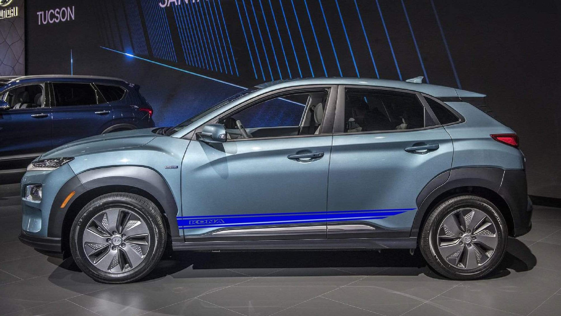 Premium Quality Vinyl Stickers Work with Hyundai Kona Car styling decals