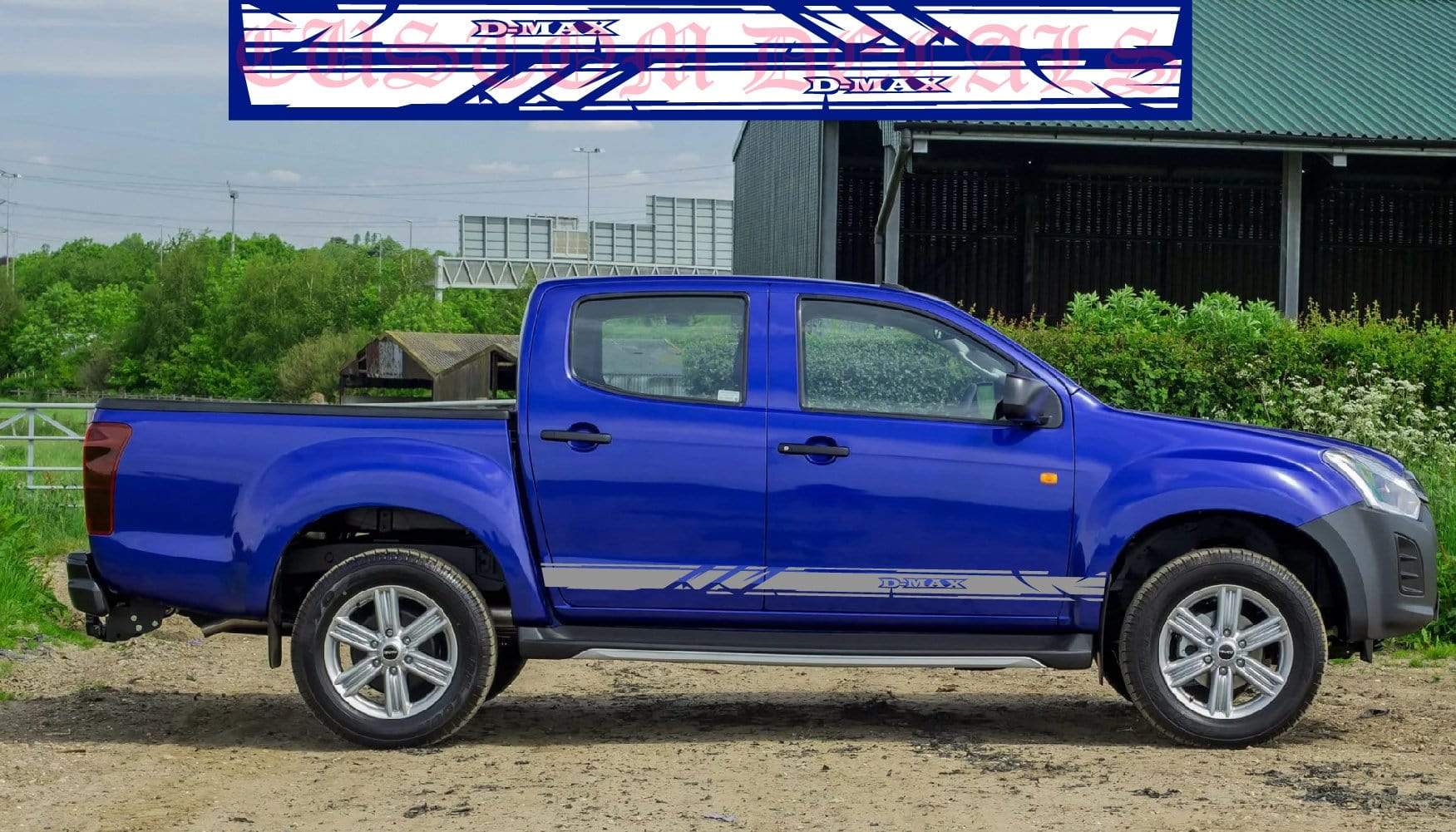 Vinyl Stickers Unique kit line Graphics For Isuzu D-Max – Brothers Graphics
