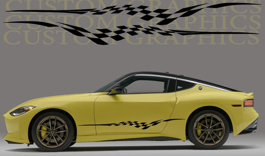 Vinyl Stripes Compatible With Nissan Z Sticker Decals Finish Line Design