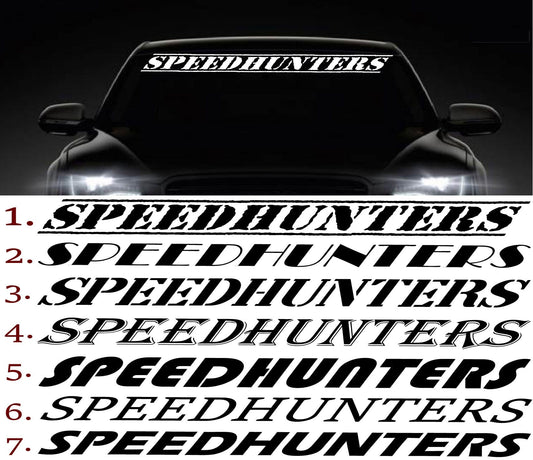 Vinyl Graphics Windshield Decal SpeedHunters Style Design Universal Vinyl Sticker jdm decals Man Gifts