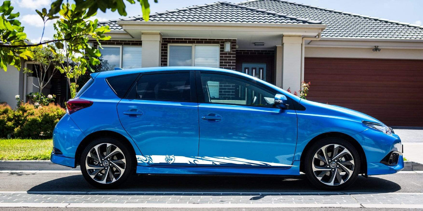 Vinyl Graphics Wolf Graphic Gift Corolla Racing Stripes for Corolla car stickers decals