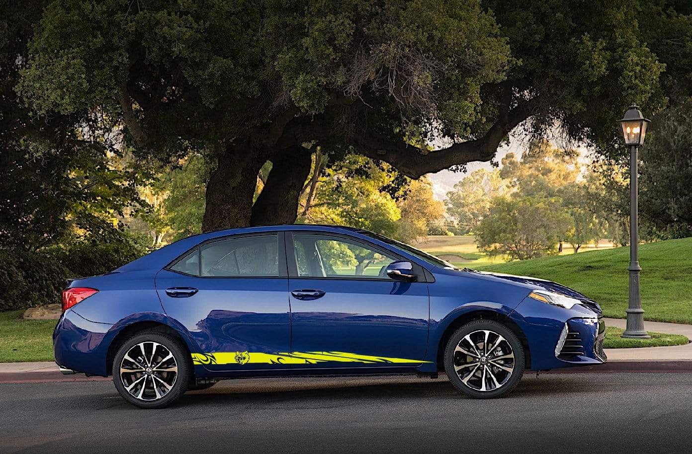 Vinyl Graphics Wolf Graphic Gift Corolla Racing Stripes for Toyota Corolla car stickers decals