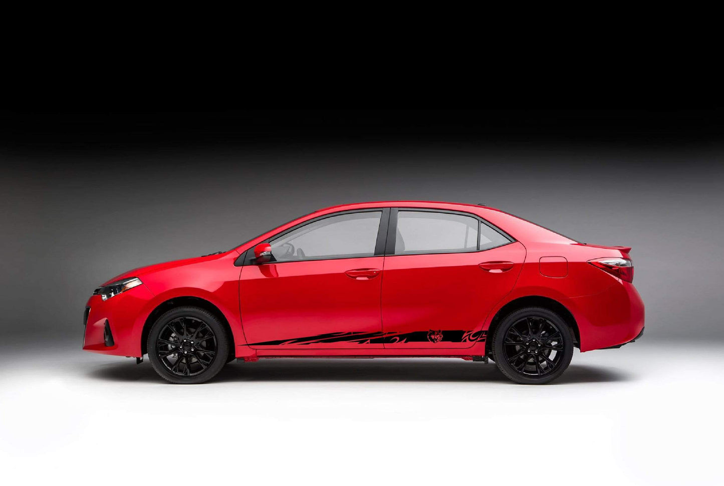 Vinyl Graphics Wolf Graphic Gift Corolla Racing Stripes for Toyota Corolla car stickers decals