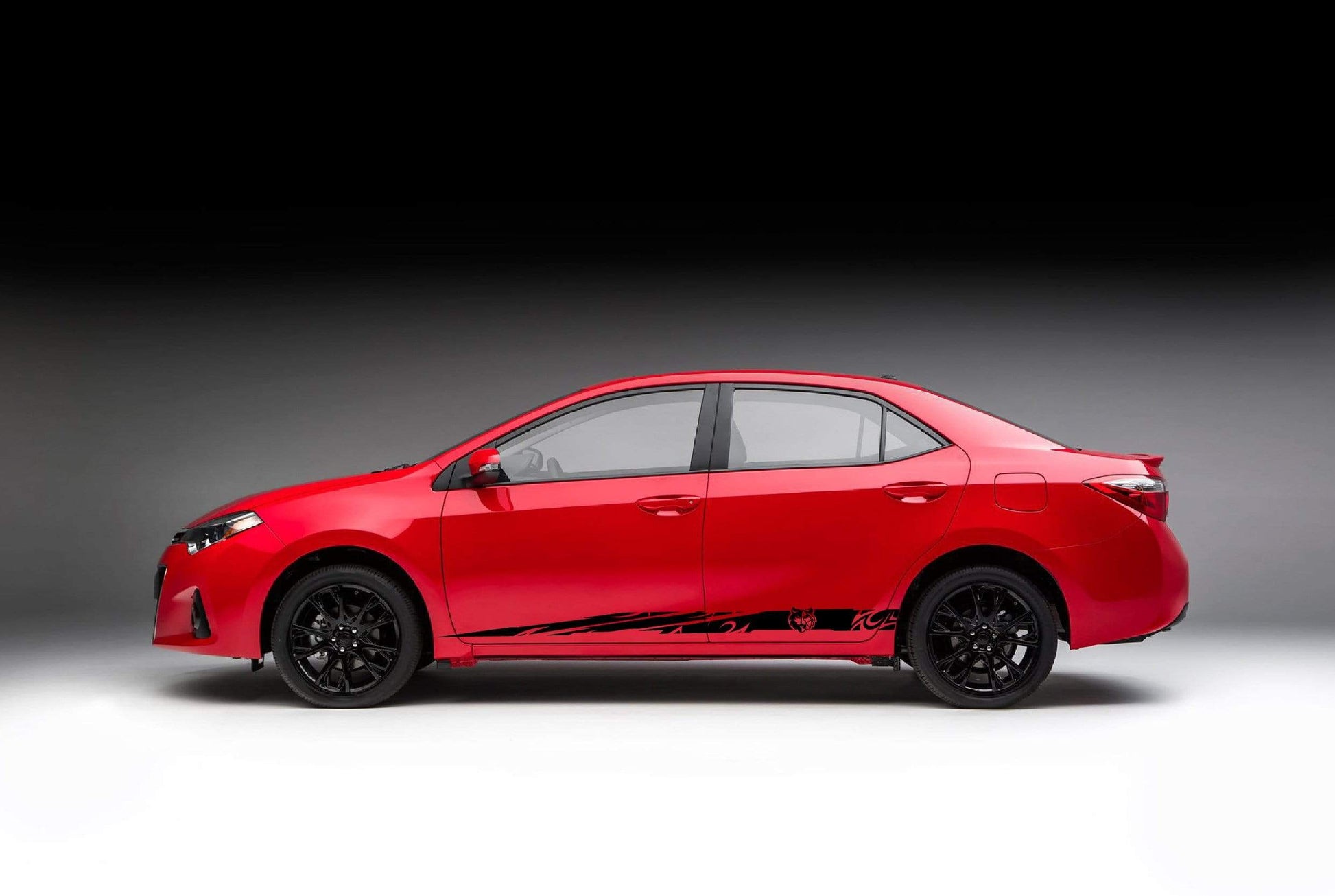 Vinyl Graphics Wolf Graphic Gift Corolla Racing Stripes for Toyota Corolla car stickers decals