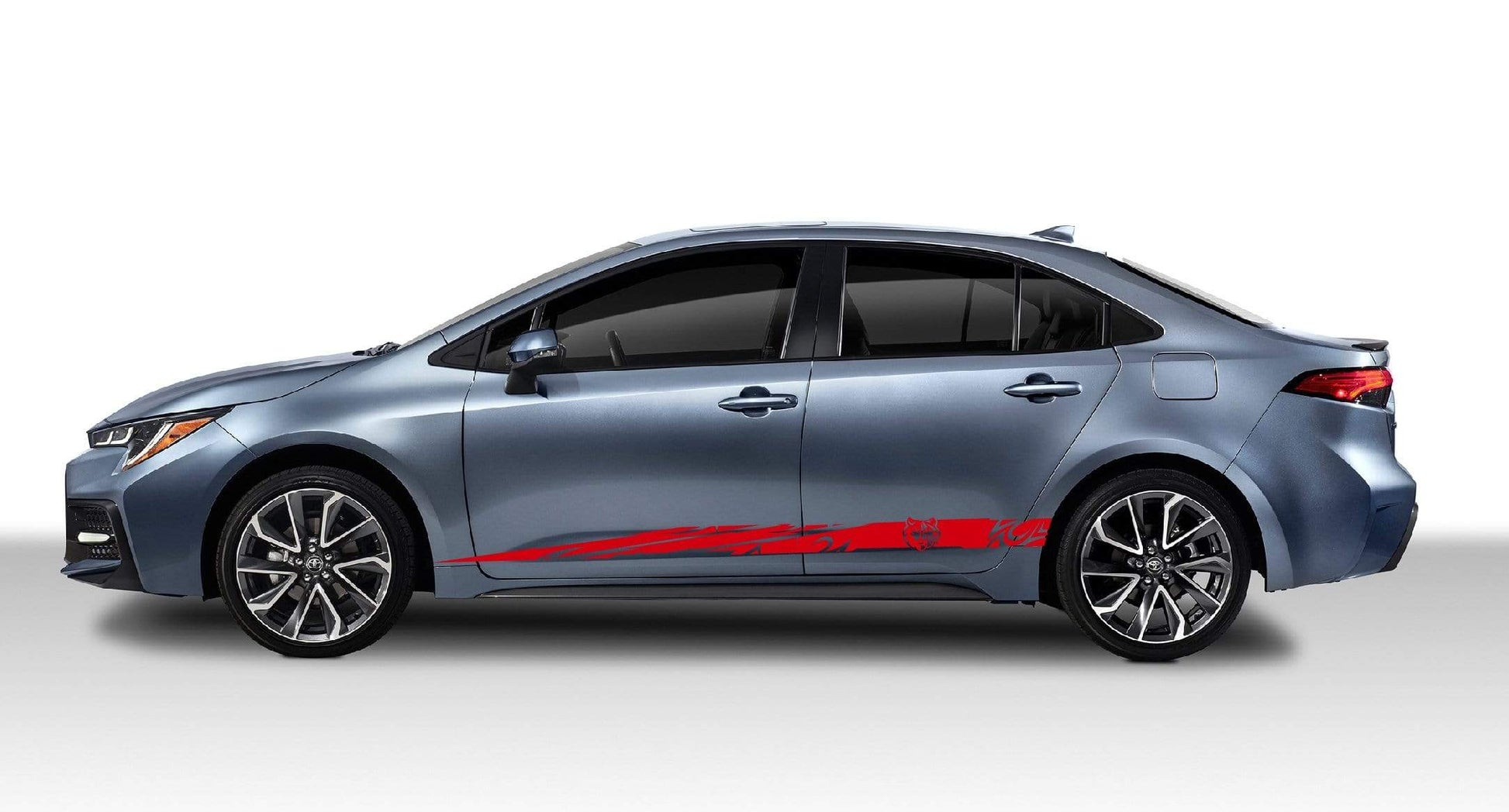 Vinyl Graphics Wolf Graphic Gift Corolla Racing Stripes for Toyota Corolla car stickers decals